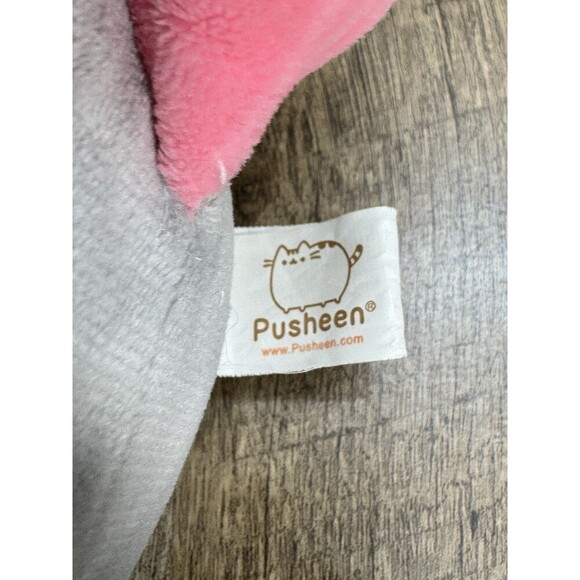 Gund Pusheen the Cat Rainbow PUSHEENICORN Gray Unicorn 12-inch Plush Stuffed - Picture 8 of 8